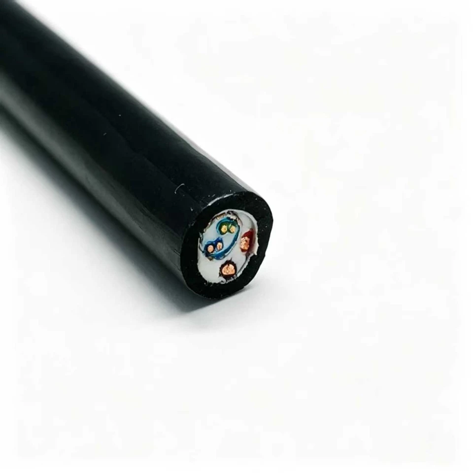 Premium 6 Core Shielded Submersible Pump Cable PE Insulation Black TPU Jacket Bare Copper For Aquaculture System best